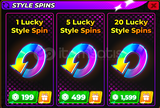 Volleyball Legends 5 Lucky Style Spin