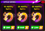 Volleyball Legends 50 Ability Spins