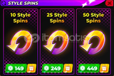⭐Volleyball Legends 50 Style Spins⭐