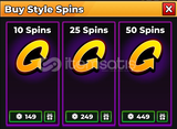 ⭐Volleyball Legends 50 Style Spins⭐