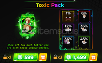 ⭐Volleyball Legends Toxic Pack 3X⭐