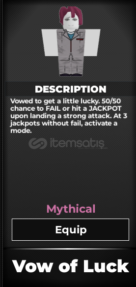 Vow of Luck - Type Soul Vow of Luck - Type Soul
