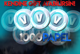 Vpapelli Hesap + Kendinize Gift Atabilirsin