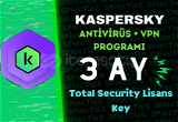 VPN + Kaspersky Total Security Lisans Key