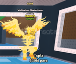 Vulturino skeletono GOLD