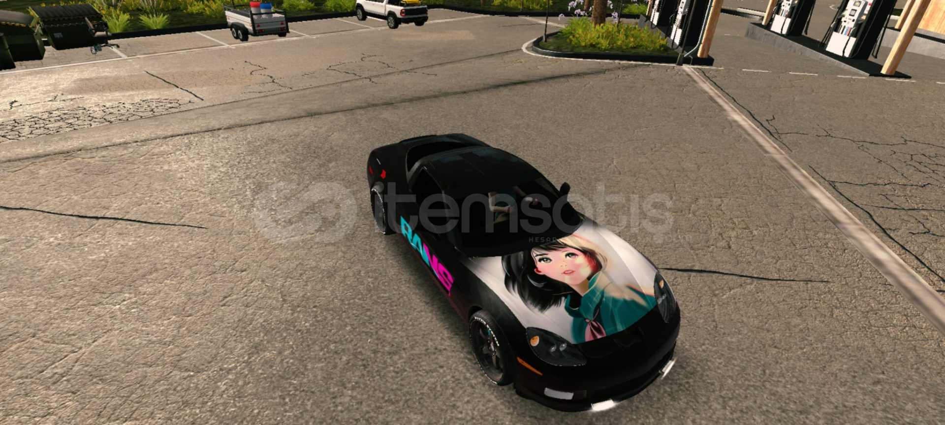 CPM1 ANIME CIZIMLI CORVETTE!! CPM1 ANIME CIZIMLI CORVETTE!!