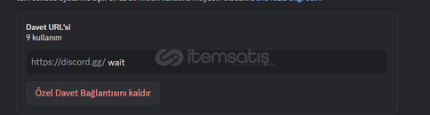 /wait urlsi tacla birlikte verilecektir.