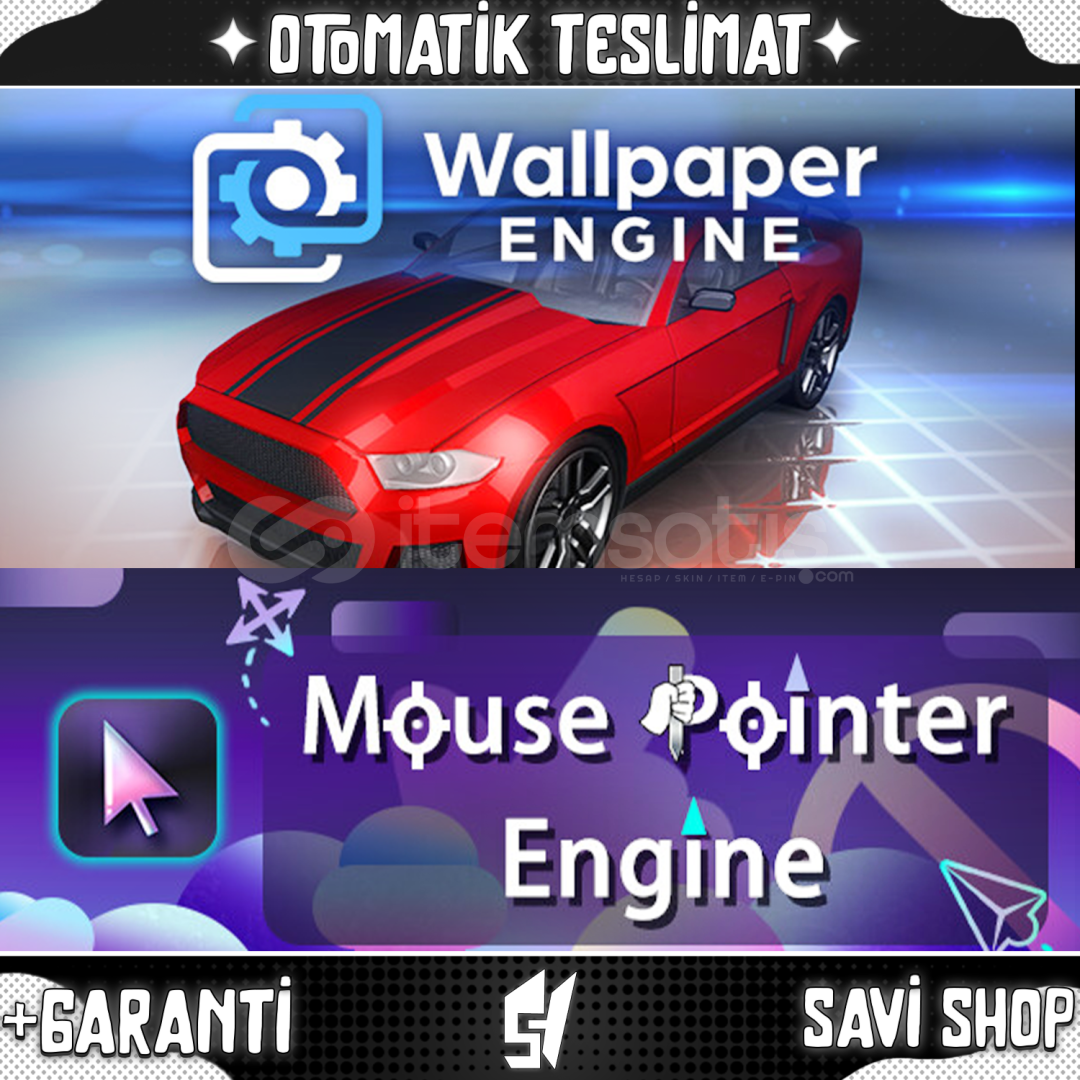 WALLAPPER ENGİNE+ MOUSE POİNTER ENGİNE+GARANTİ WALLAPPER ENGİNE+ MOUSE POİNTER ENGİNE+GARANTİ