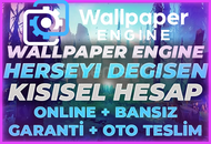 ⭐️[WALLPAPER ENGİNE + ONLINE] HERŞEYİ DEĞİŞEN⭐️