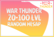 WAR THUNDER 20-100LVL HESAP