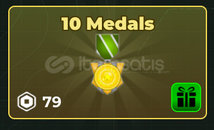 War Tycoon 10 Medals