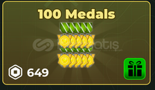 War Tycoon 100 Medals