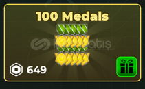 War Tycoon 100 Medals