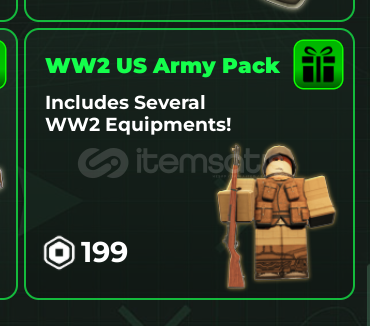 War tycoon WW2 Us Army Pack War tycoon WW2 Us Army Pack