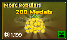 War Tycoon 200 Medals