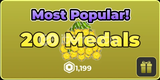 ✨War Tycoon 200 Medals ✨