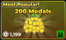 War Tycoon 200 Medals