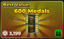 War Tycoon 600 Medals
