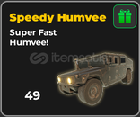 ✨War Tycoon Speedy Humvee ✨