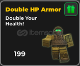 ✨War Tycoon Double HP Armor ✨