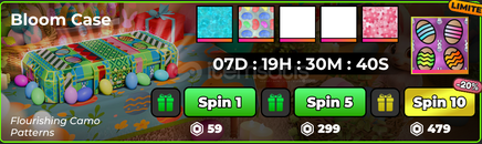 ✨War Tycoon Bloom Case 10x Spin✨
