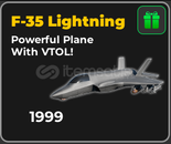 ✨War Tycoon F-35 Lightning ✨