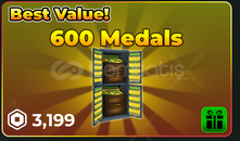 War Tycoon 600 Medals