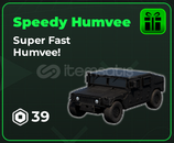 War Tycoon Speedy Humvee