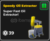 ✅​ [War Tycoon] Speedy Oild Extractor