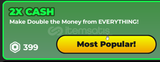 ✅​ [War Tycoon] 2x CASH