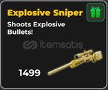 ✨War Tycoon Explosive Sniper ✨