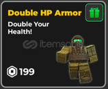 ⭐War Tycoon​⭐Double HP Armor⭐