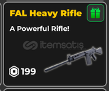 ⭐[ War Tycoon ] FAL Heavy Rifle | HIZLI