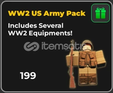 ✨War Tycoon WW2 US Army Pack ✨