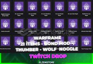 Warframe 21 Items - Twitch drop