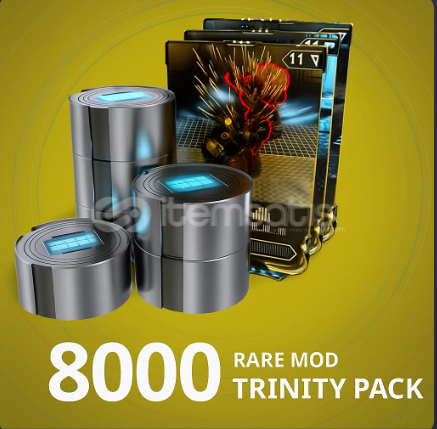 Warframe 8000 plat + 3 full gold mod