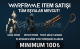 Warframe İtem Satışı – Tüm Eşyalar Mevcut
