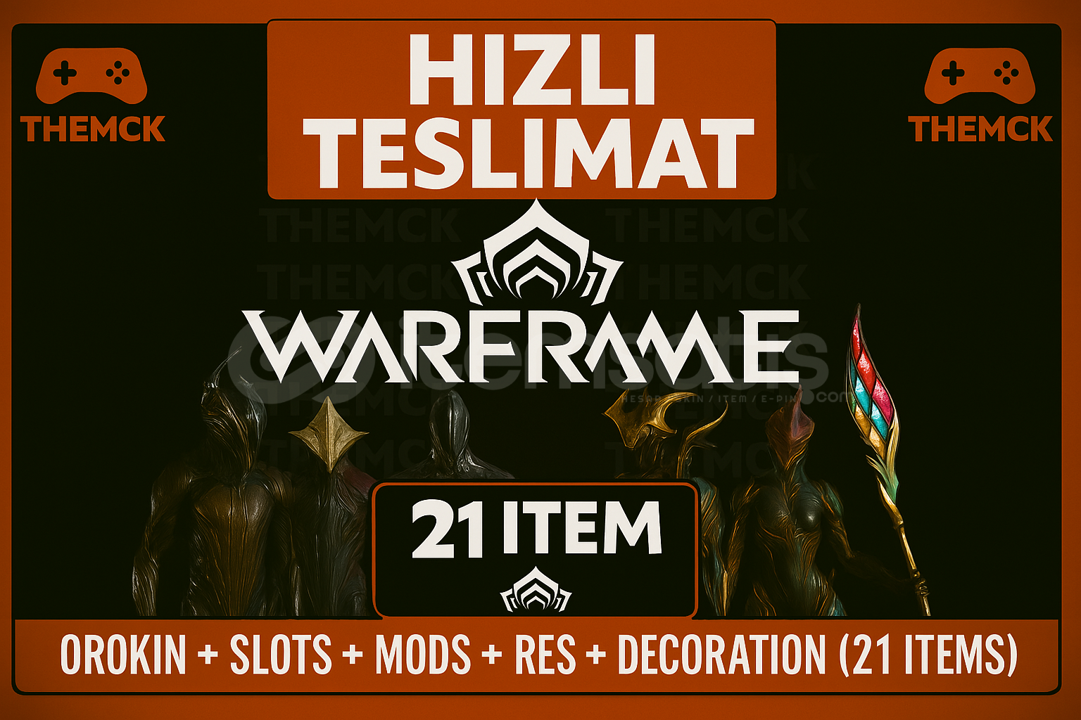 ⭐️WARFRAME Orokin + Slots + Mods + 21 İtems❤️ ⭐️WARFRAME Orokin + Slots + Mods + 21 İtems❤️