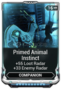 Warframe | Primed Animal Instinct | Son Seviye