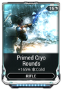 Warframe | Primed Cryo Rounds | Son Seviye 