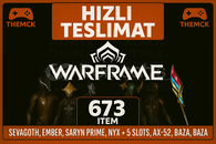⭐️Warframe Twitch Drops❤️673 Total İtems❤️
