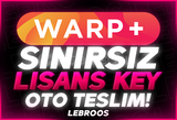 ⭐️WARP+ PLUS | Sınırsız Key (Pc/Mobile)[Anında]