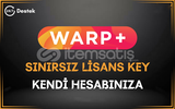 Warp+ Sınırsız Key Satışı