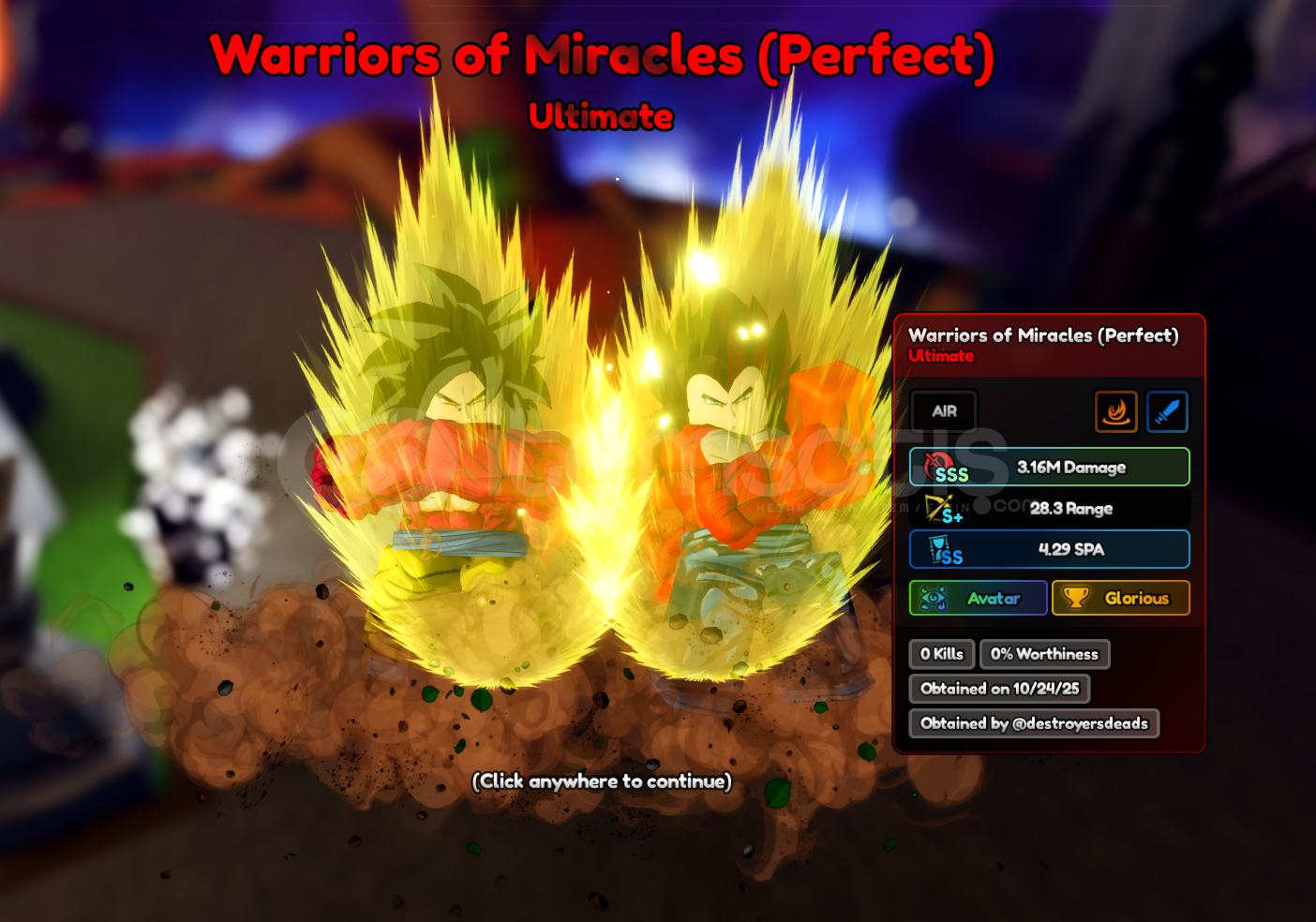 Warriors Of Miracles (Perfect) EVO Warriors Of Miracles (Perfect) EVO