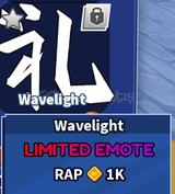 Wavelight Emote (BLADE BALL)