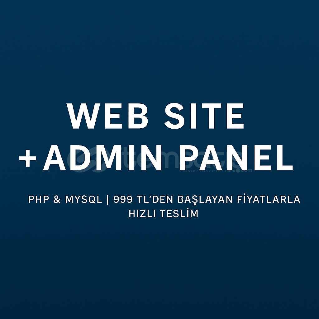 ⭐Web Site + Admin Panel | PHP & MySQL⭐ ⭐Web Site + Admin Panel | PHP & MySQL⭐