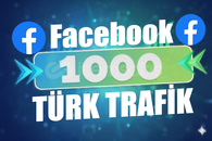 Web Sitenize 1.000 Gerçek Türk Trafik FACEBOOK