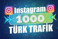 Web Sitenize 1.000 Gerçek Türk Trafik INSTAGRAM