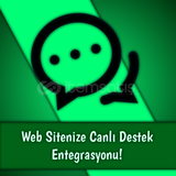 Web Sitenize Canlı Destek Entegrasyonu!