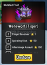 Werewolf Tiger / Hızlı Teslimat 